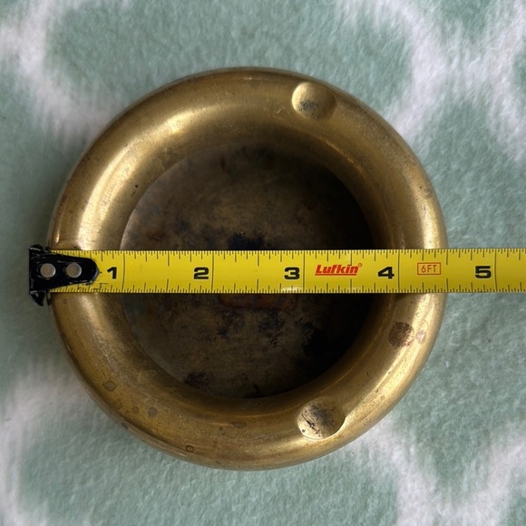 Vintage Brass Ashtray made in India - Picture 2 of 5
